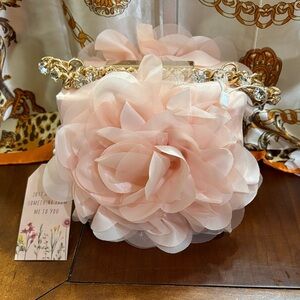 Jewel Badgley Mischka Pink Floral Mini Bag